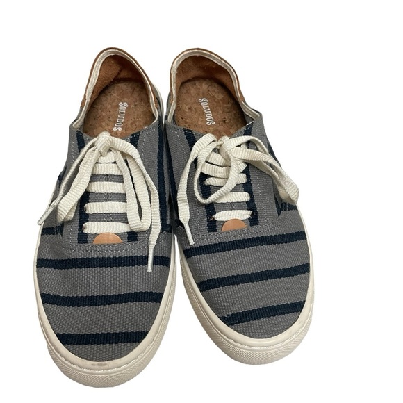 Soludos Striped Convertible Sneakers Size 9 - Picture 12 of 12